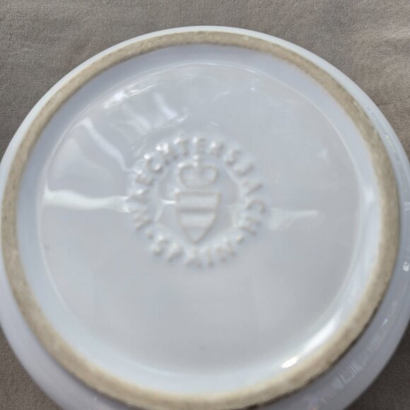 Vintage Quaker Oats Ceramic Milk Glass Cereal Fruit Bowl Waechtersbach Spain - Picture 3 of 4